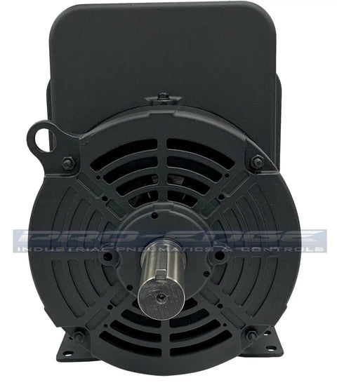 Front view of Heavy Duty 7.5HP 3450 RPM 1 Phase 213T Frame Compressor Electric Motor Replacement Part For Industrial Equipment