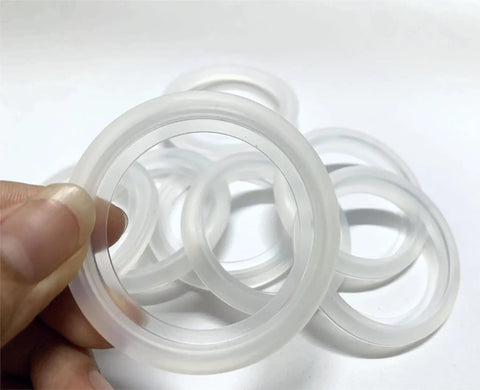 Close-up of Replacement Brew Head Gasket Seal For Espresso Machines Silicone Group Head Seal For EM100 EM200 Models