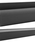 J Channel Cable Raceway With Self Adhesive Backing For Desk, Computer, Gaming And Entertainment Setups, 46 Inch Long Black Cord Organizer