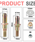 Product sizes for Door Hinge Pin And Bushing Repair Kit For 1999 2000 2001 2002 2003 2004 2005 2006 2007 Chevy Silverado GMC Sierra SUVs