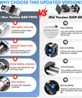 Comparison chart of Heavy Duty High Precision Linear Guide Rail And Optical Axis Ballscrew Closed Loop Stepper Motor Kit vs old version.