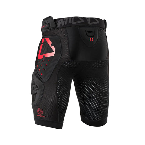 Back view of Impact Shorts 3DF 5.0 Black XXL with pre-shaped 3D design, enduro ready hip, thigh, coccyx protection, removable pads.