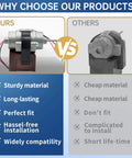 Comparison of our sturdy refrigerator fan motor and others, highlighting features for Kenmore D4612AAA36 model 3015924900 replacement.