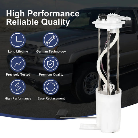 Electric Fuel Pump Module Assembly For 1999 To 2004 Chevy Silverado And GMC Sierra Trucks 1500 2500 3500 HD With V8 Engines