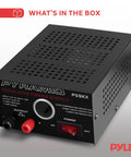 PS9KX Universal Compact Bench Power Supply 5 Amp Linear Regulated Benchtop Converter with 13.8 Volt DC Output front view