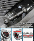 Heavy Duty Stainless Steel Rod End Bearing Heim Joint 3/4 Inch Right Hand Female Thread 3/4-16 on vehicle engine.
