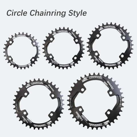 Asymmetrical 96BCD Chainring For Shimano XT SLX M6000 M7000 M8000 M9000 MTB Dope 7 8 9 10 11 12 Circular 30T 38T Black