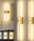 Two Pack Battery Operated Wall Sconces With Remote Control 10000mAh Rechargeable Cordless LED Lamps 360 Degree Rotating