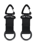 Scuba Octopus Mouthpiece Holder Silicone Octopus Keeper For 2nd Stage Regulator With Clip And Spring Ring, Black Pack Of 2