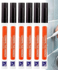 Grout Fix Pen For Tile Grout Lines Waterproof Tile Repair Marker For Ceramic Walls And Floors Quick DIY Refresh In Kitchen Bathroom With Bright White Finish in use