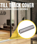 Heavy Duty Stainless Steel Sliding Door Track Cover Replacement For Patio Glass Doors 6 Feet Long Fix Worn Or Damaged Tracks