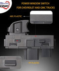 Swap In OEM Style Power Window Switch For Passenger Front Right Or Rear Left Or Right That Fits GMC Trucks 2006-2015 button module
