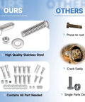 Prime Pool Pump Bolt Kit For Whisperflo And Intelliflo Pumps Simple As Pie Hardware Set with stainless steel bolts and washers.