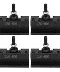 Four Piece Tool Post Holder Set For Turning Facing And Boring Projects High Speed Steel CNC Fixture Model 250001