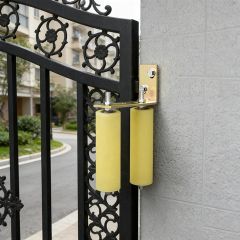 Universal Slide Gate Guide Roller Hardware For Smooth Quiet Operation And Easy Installation Built Tough Heavy Duty Gate Wheel For Sliding Doors And Gates Fits Garages Sheds Barns Rooms And More