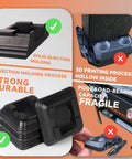 8-Piece 1/4 Inch Griddle Leveling Shims Kit For Blackstone Griddle showing stackable plastic design and use illustration