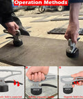 MUTUACTOR grey magnetic pickup tool with release handle and retractable neodymium magnet for gripping iron blocks, 1 pc
