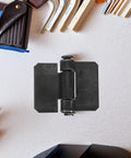 Heavy Duty Spring Loaded Door Hinges For Auto Doors And Truck Compartments, Black Iron With Thickened Welding, Detachable Design