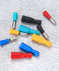 100 Piece Bullet Connectors Kit Insulated Female And Male Terminals For Electrical Marine And Automotive Wire Crimp Connectors Brass