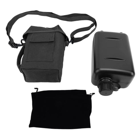 2L Water Bottle Waist Pack With Leakproof PVC Hydration Bag and Adjustable Waist Strap for Hiking and Outdoors