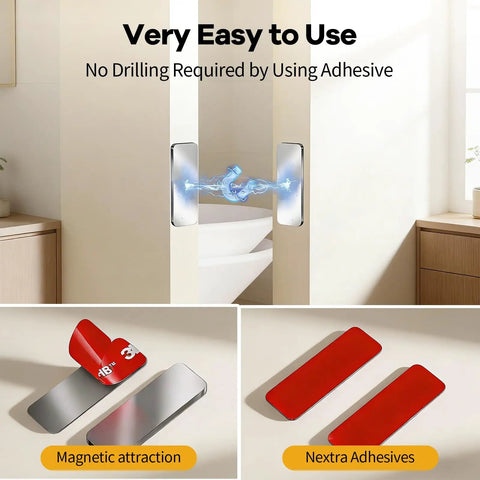 8 Pack Magnetic Cabinet Door Catch Ultra Thin Sleek Nearly Invisible Zero Point Eight Inch Design With 10 Lb Holding Power