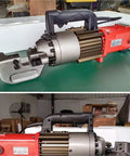Portable Electric Hydraulic Rebar Cutter RC-20B fast cutting tool with corrosion-resistant design for steel bar processing.