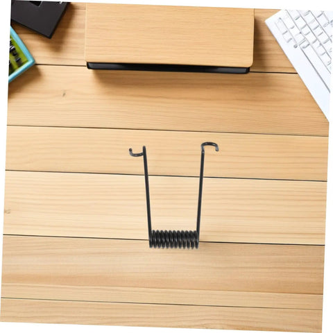 Heavy Duty Stainless Steel Torsion Spring Set For Trash Can Lid Replacement Auto Return Flip Mechanism Upgrade Repair Kit For Home And Industrial Use Sturdy Small Metal Springs, black coil