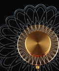 Battery Powered Sunflower Wall Sconce With Vintage Pull Chain 8 Inch Decorative Light For Bedroom Porch Front Door Vanity Cozy Home Vibes Gift For Daughter Uses 3 AA Batteries Not Included showing intricate sunflower acrylic design