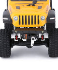 Front view of RC car with installed Beefy 12G Analog RC Servo With Metal Gear For SCX24 AX24 RC Cars And Boats Upgrade.