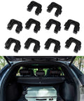 Ford Rear Shelf Clip 10 Pack For Fiesta Mk7 Focus B Max C Max Boot Cover Bracket Retainer 015532109E shown with car trunk use.