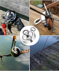 Grtard magnet fishing kit: 3.7-inch double-sided neodymium magnet with rope, hooks, rings.