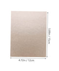 Single mica sheet measuring 4.72x5.9 inches from 10 Pack Mica Plate Sheets For Microwave Oven Cut To Fit Heat Insulation High Heat Resistant
