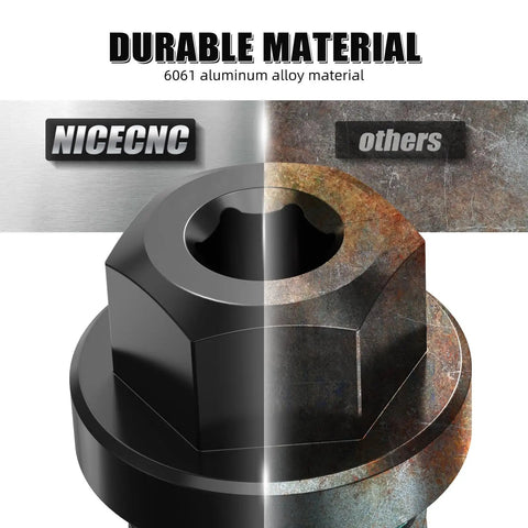 Beefed Up Black Front Differential Screw Kit With FKM O Ring And Neodymium Magnet for Polaris General 1000 durability comparison