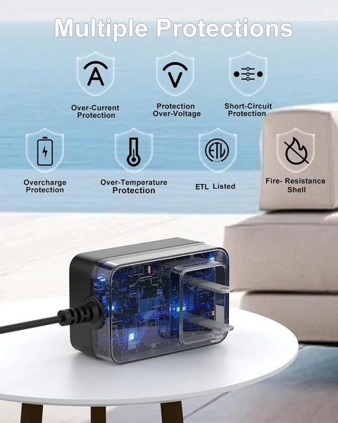 Replacement Charger For Pool Blaster Max Cordless Pool Vacuum And Li Battery Models Compatible With Max Li, detailed view