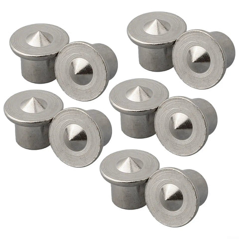 Wood Dowel Marker Pins Set 10 Pc Steel Dowel Center Points For 6mm 8mm 10mm 12mm Holes Pro Grade Timber Hole Alignment Tool visible