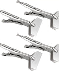 Grab Yourself a Killer Set of These 8 Inch Locking Sheet Metal Clamps Forged Tough With Wide Duckbill Jaws to Pinch Shut Tight No Wiggle Room Perfect for Welding Auto Work and Heavy Duty Fabrication Gigs