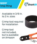 Half Inch Copper Crimp Rings For PEX And PE-RT Pipe Pack Of 25 Brass Crimp Fittings With A Watertight Seal Without Soldering