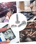 Premium Stainless Steel Retractable Spring Plunger Featuring Knurled Handle Locking Indexing Pin Quick Release Pull Ring for tools.