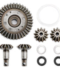 Upgraded Differential Gear Set Kit For 1/10 RC Cars Includes Output Gears 2 Spider Gears 2 And Spur Gear Compatible With Slash 4x4