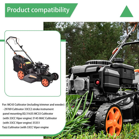 Throttle Cable Replacement Kit For MC43 Earthquake Tillers Trimmers And Weeders 2015 2025 compatibility diagram with engines