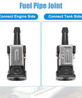 Three Pack Marine Fuel Line Connectors 6mm Female To 6mm Male Quick Connect Fittings For Yamaha Outboard Motors