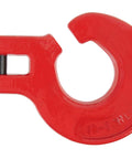 Red Three Eighths Inch Logging Chain Choker Hook Grade 80 Not For Overhead Lifting 6900 Lbs WLL Two Pack Beefy Heavy Duty