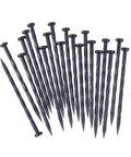 50 Pack 8 Inch Spiral Plastic Landscape Spikes For Garden Lawn Yard Pavers Weed Barriers And Artificial Turf Durable Reusable Nails