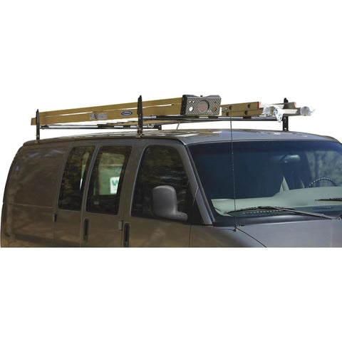Universal Adjustable Steel Van Roof Rack Bringing A Rock Solid Five Hundred Pound Load Capacity For Rain Gutters With Zero Drilling Required Built Like A Beast To Handle Every Heavy Workload