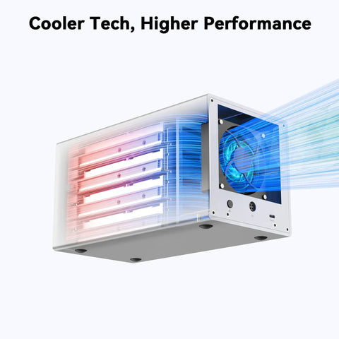 Four Bay USB C External Hard Drive Enclosure for 2.5 and 3.5 inch SATA HDD or SSD drives with cooling fan and rugged design.