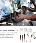 Heavy Duty Four Piece Induction Heater Coil Kit With 3 Mm Brass Cores To Rip Rusted Bolts Free And Knock Stubborn Nuts Loose Fast For Automotive Repair And Mechanic Shops used on automotive wheel.