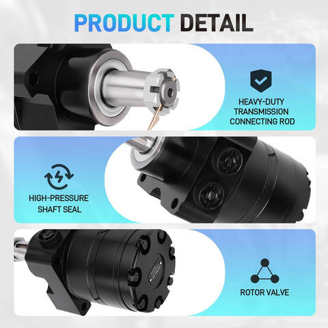 Compatible Hydraulic Wheel Motor For Bmer 375 And Parker TG TF Bmer 3 Series Replaces Bmer3 350 WD T31 R Built To Last With High Efficiency And Heavy Duty Performance For Fast Reliable Industrial Use