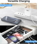 CarPlay USB C Cable For iPhone 17 16 15 Charger Cord 3Ft 6Ft USB A To USB C Fast Charge Cable with Wall and Car Chargers setup