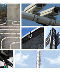 Heavy Duty 11.8 Inch Stainless Steel Zip Ties 304 Cable Ties 30 Pack Locking Ties on various applications