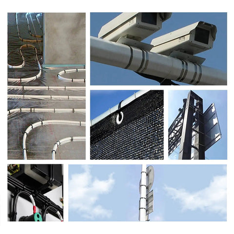 Heavy Duty 11.8 Inch Stainless Steel Zip Ties 304 Cable Ties 30 Pack Locking Ties on various applications